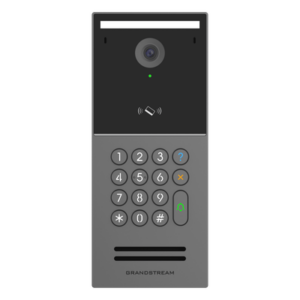 GRANDSTREAM GDS3725 – Videoportero IP Inteligente / 2K Ultra HD 4 MP / Ángulo 127° / IA ISP con Análisis de Comportamiento / Lector RFID Dual 13.56 MHz y 125 kHz / 5000 Tarjetas / PoE Integrado / IP66 IK10