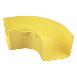 PANDUIT FRRA4X4LYL – Accesorio de Canalización / Ángulo Recto Horizontal 90° / 4x4 / Radio de Curvatura 50.8 mm / ABS 94V-0 / 107.2 x 233.9 mm