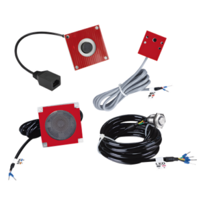 FANVIL PA2FKIT – Kit de Accesorios para Intercomunicación / Cámara IP 720p HD / Micrófono Resistente al Agua / Parlante 5W / 8Ω / Botón de Llamada / Plug and Play
