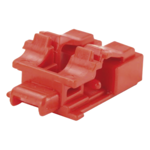 PANDUIT PSL-LCAB – Kit de Bloqueo de Puertos / Fibra Óptica LC Duplex / 10 Unidades / Llave de Extracción Incluida / Color Rojo