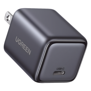 UGREEN 55530 – Cargador de Pared / 30W / 1 Puerto USB-C / PD3.0 / QC3.0 / PPS / GaN II / Compacto