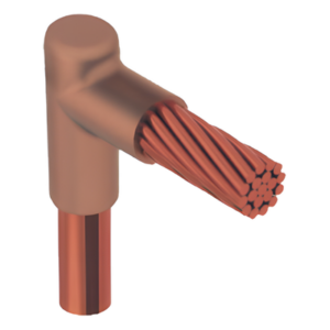 TOTAL GROUND TGM-CTV-5/8R-2/0 – Molde para Soldadura Exotérmica / Tipo L / Tope Varilla 5/8 In a Cable 2/0 AWG / Conexiones Horizontales
