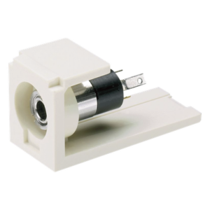 PANDUIT CM35MSSIW – Módulo Acoplador Estéreo / Mini-Com / 3.5 mm / Terminación para Soldar / 1 Espacio / Blanco Mate