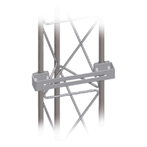 SYSCOM TOWERS SHU-PTZ-30 – Herraje Multipropósito para Torre / Acero Galvanizado en Caliente / Compatible STZ30G / Soporte PTZ o Bullet / Incluye Abrazaderas
