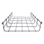 CHAROFIL MG-50-934BM – Charola Tipo Malla / Bimetálica 90% Zinc 10% Aluminio / 66/250 mm / 263 Cables Cat6 / Tramo 3 m (9.84 ft) / Exterior y Zonas Húmedas