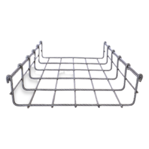 CHAROFIL MG-50-934BM – Charola Tipo Malla / Bimetálica 90% Zinc 10% Aluminio / 66/250 mm / 263 Cables Cat6 / Tramo 3 m (9.84 ft) / Exterior y Zonas Húmedas