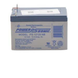 POWER SONIC PS-12120-NB – Batería 12V Recargable, 12AH, Para Respaldo, Tecnologías AGM/VRLA, 5 Años Vida Útil, Terminales tipo NB, Reconocida UL , Sin Mantenimiento, Sin Derrames