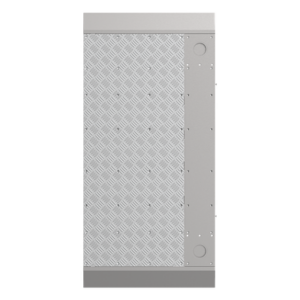 HIKVISION DS-K3B601-BASE900-M – Base adicional para torniquete / Carril extra 90 cm (2.95 ft) / Sin anclaje al piso / Compatible con DS-K3B601-BASE900-S