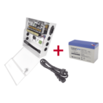 EPCOM POWERLINE PLK12DC8ABK/K – Fuente de Alimentación con Batería de Respaldo / 11-15 VCC / 10 A / 9 Canales / Entrada 96-264 VCA / Batería 12 VCC 7 Ah