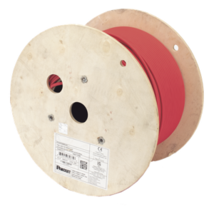 PANDUIT PUL6AHD04RD-EG – Bobina de Cable UTP / Cat6A / 23 AWG / LSZH / 305 m (1000 pies) / Rojo