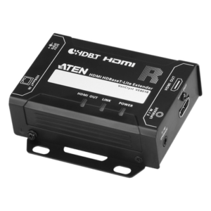 ATEN VE801R – Receptor HDMI HDBaseT-Lite / 4K@40m Cat 5e/6 (131 pies) / 4K@70m Cat 6a (230 pies) / 1080p@70m Cat 6a (230 pies) / HDBaseT Clase B