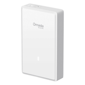 TP-LINK EAP725-WALL – Punto de Acceso Wi-Fi 7 / BE3600 / 4K-QAM / 2.5 Gbps PoE++ / 2.5 Gbps PoE Pass-through / 2 Puertos 1 Gbps / MLO / Mesh / Montaje en Pared