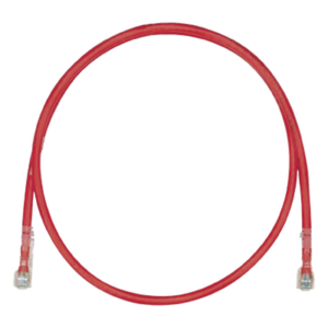 PANDUIT UTPSPL8MRDY – Cable de Parcheo UTP Cat6 / 24 AWG / LSZH / 8 m (26.25 pies) / Rojo