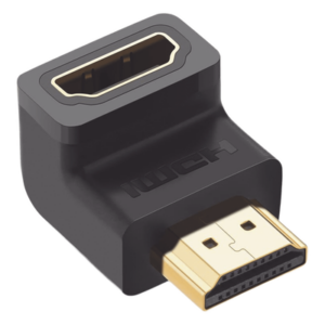 UGREEN 20109 – Adaptador HDMI / 90° Hacia Abajo / 4K@60Hz / Macho a Hembra / HDMI 2.0 / Compacto