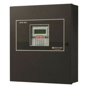 NOTIFIER NFW-50X – Panel de Control de Alarma Contra Incendio Direccionable / 50 Dispositivos / Comunicador IP y POTS Preinstalado / 2 Circuitos NAC / LCD 80 Caracteres / UL 864 10ª Edición