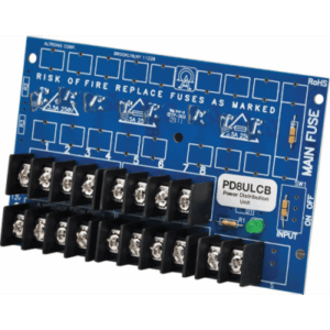 ALTRONIX PD8ULCB – Módulo de Distribución de Energía / 8 Salidas Clase 2 / Protección PTC 2A Auto-rearmable / Entrada Dual AC/DC / Certificado UL