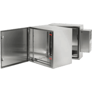 HOFFMAN PTHS362428XA – Gabinete ProTek Doble Bisagra / Puerta Sólida con AC / 36x24x28 in (922x600x710 mm) / Acero Inoxidable SS304 Cepillado / NEMA 4 4X 12 / IP66 IK10