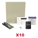 HONEYWELL HOME RESIDEO VISTA48KIT10/6160RF – Kit de Paneles de Alarma Híbrido / 8 Zonas Cableadas Ampliables a 48 / Teclado con Receptor Inalámbrico / 3 Particiones / 1 km (3280.8 ft) de Alcance RF