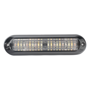 EPCOM INDUSTRIAL SIGNALING XLT1835RWA – Luz Auxiliar / 18 LEDs / Tricolor Rojo/Claro/Ámbar / IP67 / Ultra Brillante / 142.6×36×14 mm