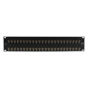 SIEMON UP6A-F2-48L-RS – Patch Panel / UTP Cat6A / 48 Puertos / Plano / 2U / Rack 19'