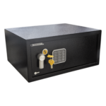 ASSA ABLOY 84834 – Caja Fuerte Electrónica / Capacidad Laptop 17" / Acero Calibre #16 y #9 / Cerradura Electrónica 3-8 Dígitos / 100,000 Combinaciones / Pilas AA