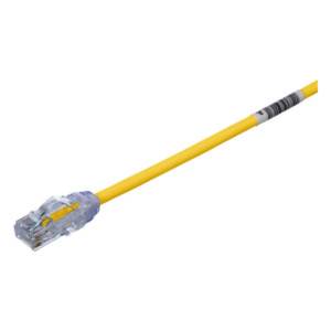 PANDUIT UTP28X1YL – Cable de Parcheo UTP Cat6A / 28AWG / CM-LSZH / 0.3 m (1 pie) / Amarillo