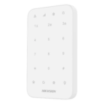 HIKVISION DS-PK1-E-WB – Teclado Inalámbrico para Alarma / Pantalla Táctil / Cifrado AES-128 / 433 MHz Bidireccional / Batería 2 Años
