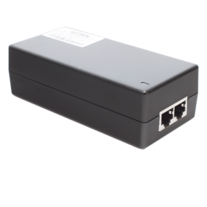 WI-TEK WI-POE55-48V-60W – Inyector PoE / Hi-PoE 60 W / Gigabit 2 Gbps / 2 Puertos / Alcance 100 m (328 ft) / Interior / Plug and Play