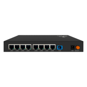V-SOL V2808-8GL-PSE – ONU Dual EPON/GPON / 8 Puertos PoE 802.3at Gigabit / 1 Puerto SC/UPC / Triple Play / Gestión OLT