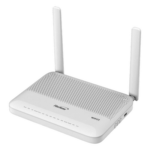 FIBERHOME HG6144F – ONU GPON / Wi-Fi 6 1800 Mbps / 4 Puertos Gigabit / 1 POTS / 1 CATV RF / 1 USB / SC/APC / 2 Antenas 5 dBi