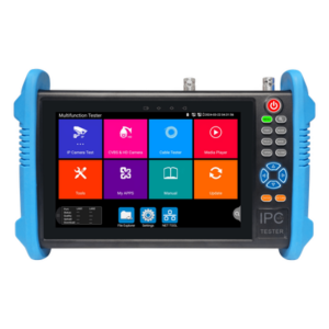 EPCOM TPTURBO8K(BT) – Tester de Video Profesional / Pantalla Táctil IPS 7" / 4K/8K H.265 / IP/HD/Analógico / TVI/CVI/AHD/CVBS / PoE 24W / TDR / HDMI 1080p / Autonomía 10 h