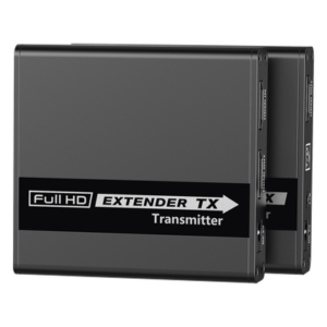 EPCOM TITANIUM TT223 – Kit Extensor HDMI para distancias de 70 metros / Soporta resoluciones 720 y 1080P @ 60 Hz / Cat 6, 6a y 7 / Cero Latencia / Uso 24/7 / HDR10 / Salida Loop / Configuración EDID / Soporta control remoto del equipo fuente / Salida de audio de 3.5mm