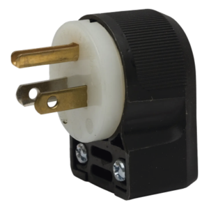 HUBBELL HUB-HBL5266CA – Clavija NEMA 5-15P / 15A 125V / 2 Polos 3 Hilos / Grado Industrial-Comercial / Angular / 1.53 x 1.22 x 2.11 in