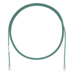 PANDUIT UTP28SP3GR – Cable de Parcheo Cat6 / UTP 28AWG / Diámetro Reducido 3.8 mm / 0.91 m (3 Pies) / Verde / CM/LSZH / PoE hasta Tipo 4