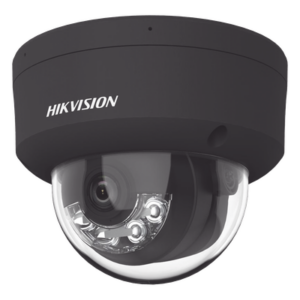 HIKVISION DS-2CD2143G2-LIS2U(BLACK) – Cámara Domo IP / 4 Megapixel / Dual Light 30 m (98.4 ft) / Lente 2.8 mm / 104° / WDR 120 dB / IP67 / IK10 / PoE