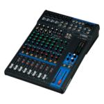 YAMAHA MG12 – Mezcladora de Audio Analógica / 12 Canales / 6 Entradas Micrófono-Línea / 2 Buses de Grupo / Preamplificadores D-PRE / Compresores de 1 Mando
