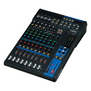 YAMAHA MG12 – Mezcladora de Audio Analógica / 12 Canales / 6 Entradas Micrófono-Línea / 2 Buses de Grupo / Preamplificadores D-PRE / Compresores de 1 Mando