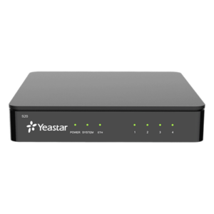 YEASTAR S-20 – Conmutador IP SIP / 20 extensiones / 10 llamadas simultáneas / 2 puertos FXO analógicos