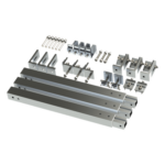 EPCOM POWERLINE EPLAMO011X2 – Caja de accesorios de aluminio anodizado / Montaje techo / Arreglo 1x2 / Inclinación 20-45° / Resistencia viento 136 km/h