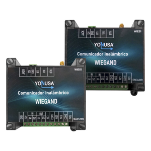 YONUSA WIE01 – Convertidor Inalámbrico Wiegand / 1 Canal Wiegand / 2 Relevadores / 2 Entradas / Alcance 1.6 km (5249.3 ft) / Banda 915 MHz