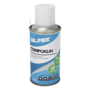 SILIMEX COMPUKLIN-170 – Limpiador Desengrasante Dieléctrico / Aerosol 170 ml / Evaporación Ultrarrápida / Tarjetas Electrónicas y Circuitos