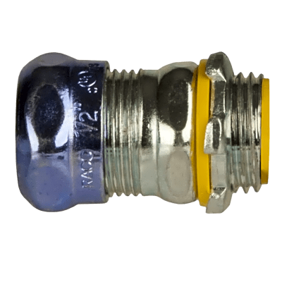RACO HUB-2915-RT – Conector de Compresión Hermético / Pared Delgada / Acero Galvanizado / 1 1/4 in / 1.89 in x 3.307 in (48 mm x 83.99 mm) - Image 5