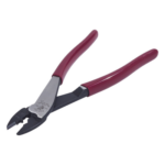 KLEIN TOOLS 1005-SEN – Pinza Ponchadora/Cortadora/Terminales 10-22 AWG/9.6'' (24.4 cm)/Mangos Rojos