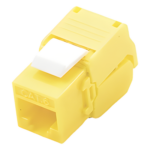 LINKEDPRO BY EPCOM LP-KJ-610-TTYE – Módulo Jack Keystone / Cat6 / Toolless / Terminación 180° / UTP / Amarillo