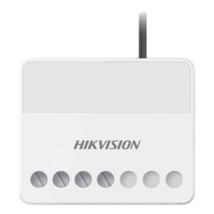 HIKVISION DS-PM1-O1H-WB – Relevador Inalámbrico / Control Remoto 433 MHz / 100-240 VCA / 13 A Máx. / LED Estado
