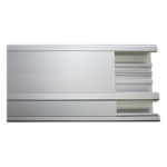 THORSMAN INKA-140 – Canaleta de aluminio / 140 x 41 mm / Tramo 3 m (9.84 ft) / Anodizado natural / -20°C a 120°C