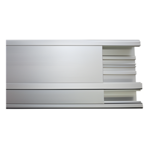 THORSMAN INKA-140 – Canaleta de aluminio / 140 x 41 mm / Tramo 3 m (9.84 ft) / Anodizado natural / -20°C a 120°C