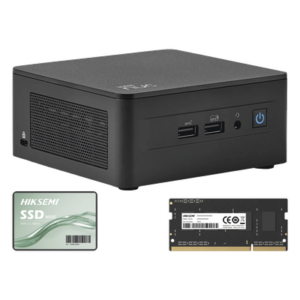 ASUS NUCASI313I16G512G – Kit / Mini PC NUC Barebone / Intel Core I3 /bluetooth / Incluye memoria 16GB / Incluye 512 SSD / No incluye sistema operativo