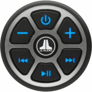 JL AUDIO 10-03378-00 – Receptor/Controlador de Audio Resistente a la Intemperie / Bluetooth / IP67 Controlador IPX7 Receptor / Tecnología Multi-Zone / Salidas RCA I+D y Subwoofer / Alimentación 8-16 V CC / Alcance Bluetooth 11 m (35 ft)