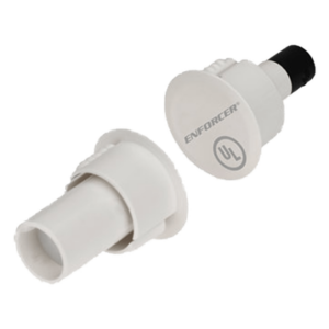 ENFORCER SECOLARM SM4104TQ/W – Contacto Magnético de Montaje Superficial / SPST N.O. Circuito Cerrado / Brecha 25 mm (1") / Terminales Chapados en Oro / Imán Neodimio / ABS de Alto Impacto